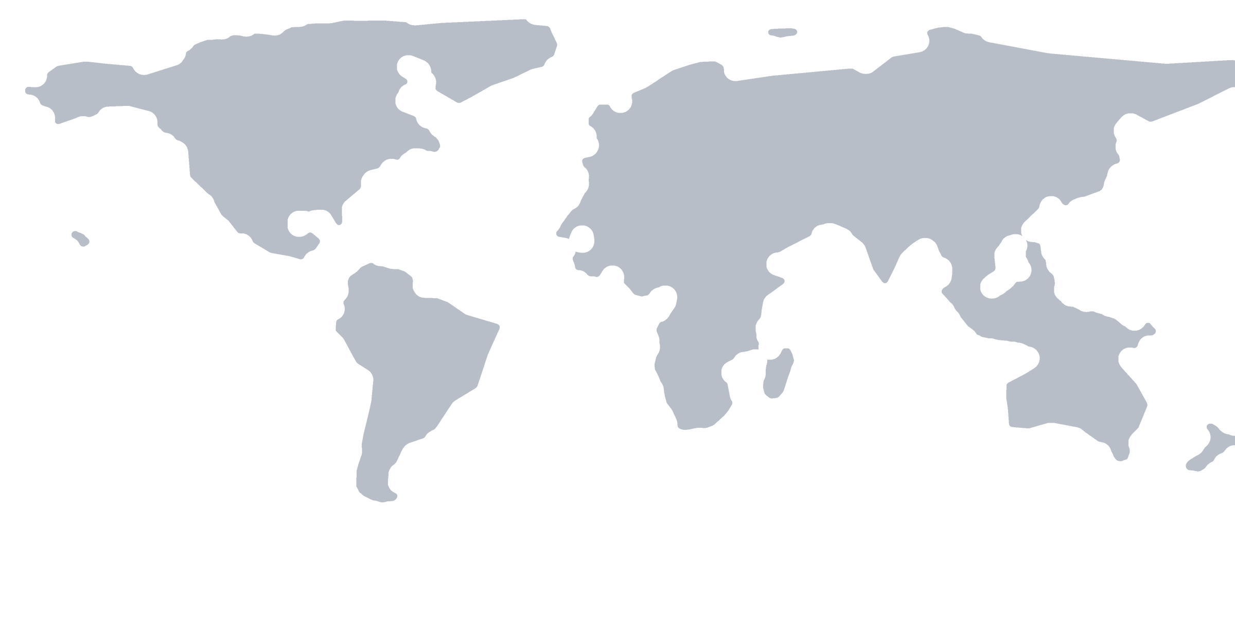 World map showing the countries LucaWatchArt has shipped hand-painted watch commissions to